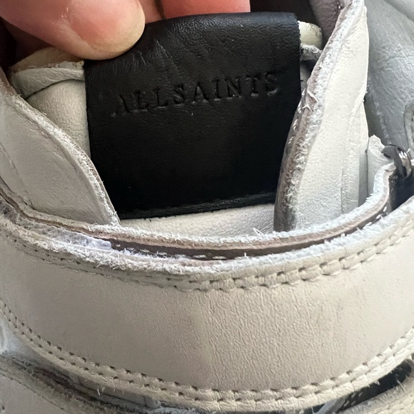 AllSaints Jonah Leather Sneaker - size 42 - Picture 5 of 11